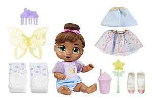 Boneca Baby Alive Fairy Fashions Sophia Sparkle Morena - G1456 Hasbro