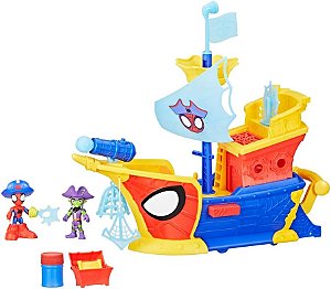 Navio Pirata Homem-Aranha Spidey e Seus Amigos Incríveis - G0666 - Hasbro