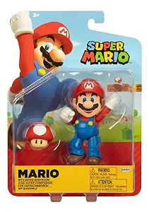 Boneco Mario 10cm - Super Mario - Sunny 4200