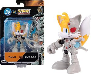 Boneco Sonic Tails Cyborg Articulado 7cm 5063 Sunny