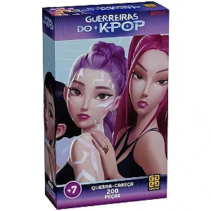 Quebra-cabeça 200 peças Guerreiras do K-Pop - 5154 - Grow