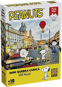 Mini Quebra Cabeças 500 Peças - SNOOPY- 4982 - Grow