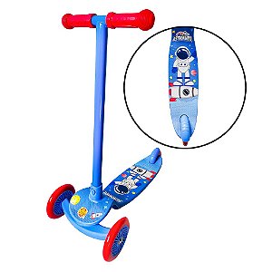 Patinete Slim Astronauta até 50 kg - DMR0005 - Dm Toys