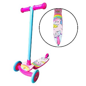 Patinete Slim Unicórnio até 50 kg - DMR0006 - Dm Toys
