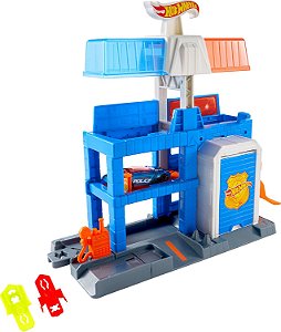 Pista Hot Wheels Torre de Polícia JHL74 Mattel