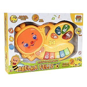 Brinquedo Educativo Musical Abelha Feliz DMT6893 - Dm Toys