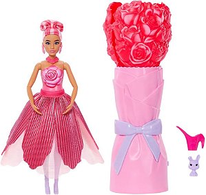 Boneca Barbie Reveal Rosa Vermelha - JMF56 -Mattel