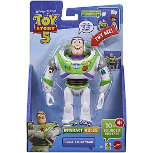 Boneco Buzz Lightyear Interativo com som Toy Story 5 - JMW18 - Mattel