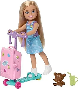 Boneca Barbie Chelsea Aventuras Ilimitadas Mattel - JMJ46