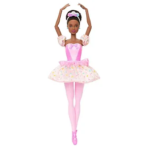 Boneca Barbie Negra - O Quebra-Nozes - Bailarina Reino Dos Doces - JKH61 - Mattel