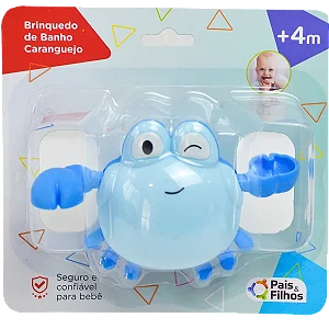 Brinquedo de Banho - Caranguejo Azul - 793119 - Pais & Filhos