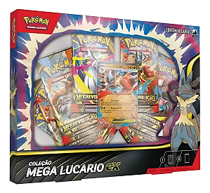 Cartas Pokémon Coleção Mega Lucario Ex - Copag Tcg 35576
