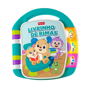 Livrinho de Rimas Aprender e Brincar Fisher Price - JMN24 - Mattel