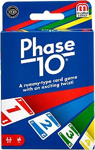 Jogo de Cartas Phase 10 - W5800 -Mattel
