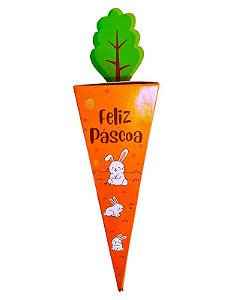 Cenourinhas de Páscoa c/ 10 Ovinhos de Chocolate Vegano - 130g