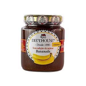 Doce Diet Vegano de Bananada Sem Açúcar - Diet House