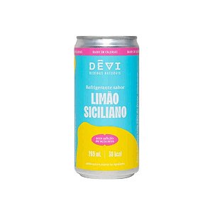 Refrigerante Vegano Natural DÊVI Limão Siciliano 269ml