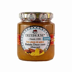 Doce Diet Vegano de Batata Doce com Abacaxi Sem Açúcar - Diet House