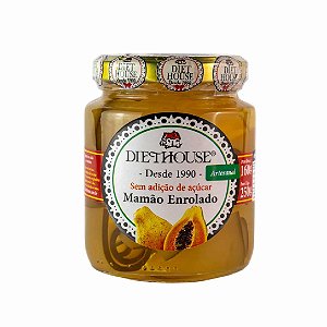 Doce Diet Vegano de Mamão Enrolado Sem Açúcar - Diet House