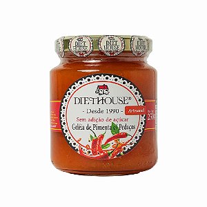 Doce Diet Geleia Vegana de Pimenta em Pedaços Sem Açúcar - Diet House