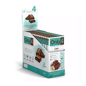 Chocolate Vegano Only4 70% Cacau 20g 15 Unidades