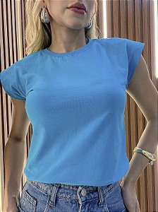 BLUSA MUSCLE TEE BÁSIC -AZUL TURQUESA