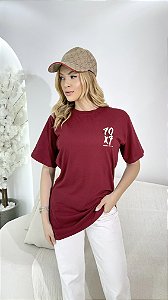 MAX T-SHIRT UNISSEX MATHEUS 70X7 - MARSALA