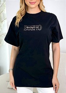 MAX T-SHIRT UNISSEX DIGNO É O CORDEIRO-PRETA