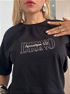 MAX TSHIRT UNISSEX MENEGOTTI DIGNO É O CORDEIRO - PRETA