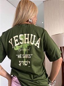 MAX TSHIRT UNISSEX MENEGOTTI YESHUA - VERDE