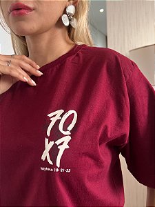 MAX TSHIRT UNISSEX MENEGOTTI 70X7 - MARSALA