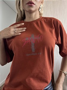 MAX TSHIRT UNISSEX MENEGOTTI SANTO APOCALIPES - TERRA COTA