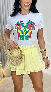 TSHIRT BRASIL CORE TUCANOS - BRANCA