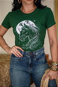 TSHIRT CAVALO LUA - VERDE