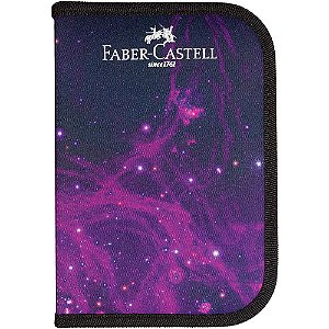 Estojo Escolar Coleção Cosmic, 18 itens - Faber-Castell