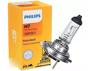 Lampada H7 Premium 55/60w 12v Original Philips  Ref 12972C1