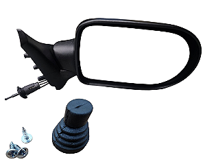 Retrovisor Uno Economy 2 Portas 2008 A 2011 Com Controle Le