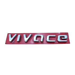 Emblema Vivace Cromado  Novo Uno 2011 Ref.13050