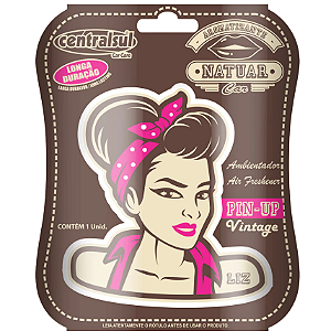 Aromatizante Natuar Woman Liz Pin Up Vintage Rosa - Centralsul Ref.175331