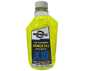 1l Fluido Aditivo De Radiador Concentrado Armox Flu X10 Motormax, Cor Amarelo  Ref: 10102