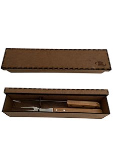 Kit Churrasco na Caixa de Madeira