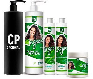 Kit 2 - Vegano Babosa + 1 creme de pentear a sua escolha