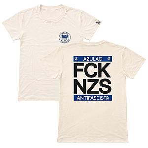 Camiseta FCK NZS - Azulão Antifascista