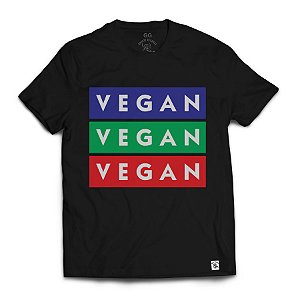 Camiseta VEGAN VEGAN VEGAN