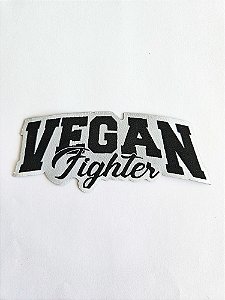 Patch Bordado Vegan Fighter