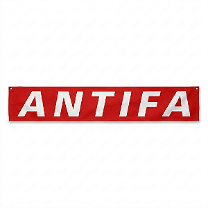 Faixa Antifa em Tecido Oxford | Decoração e Manifesto | Oxenti Records