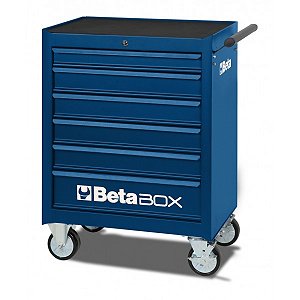 Carro para Ferramentas - Modelo Beta Box com 6 Gavetas - Azul C04-BOX-B