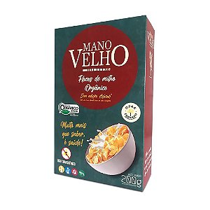 Cereal Flocos de Milho Vegan e Orgânico 200g - Mano Velho - Petit Papá