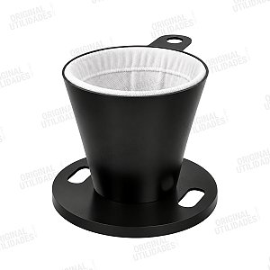 Mini Porta Filtro de Café com Coador de Pano Individual para Café