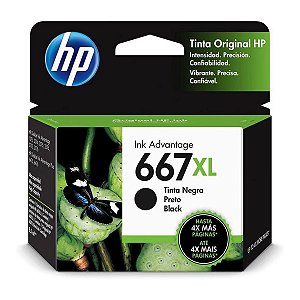 CARTUCHO HP 667XL PRETO R.3YM81AL - HP